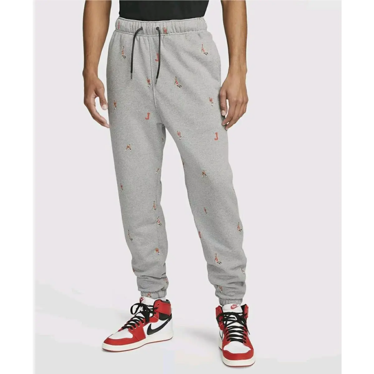Nike Air Jordan Essential Statement Fleece Jogger Pants Large Holiday Aop