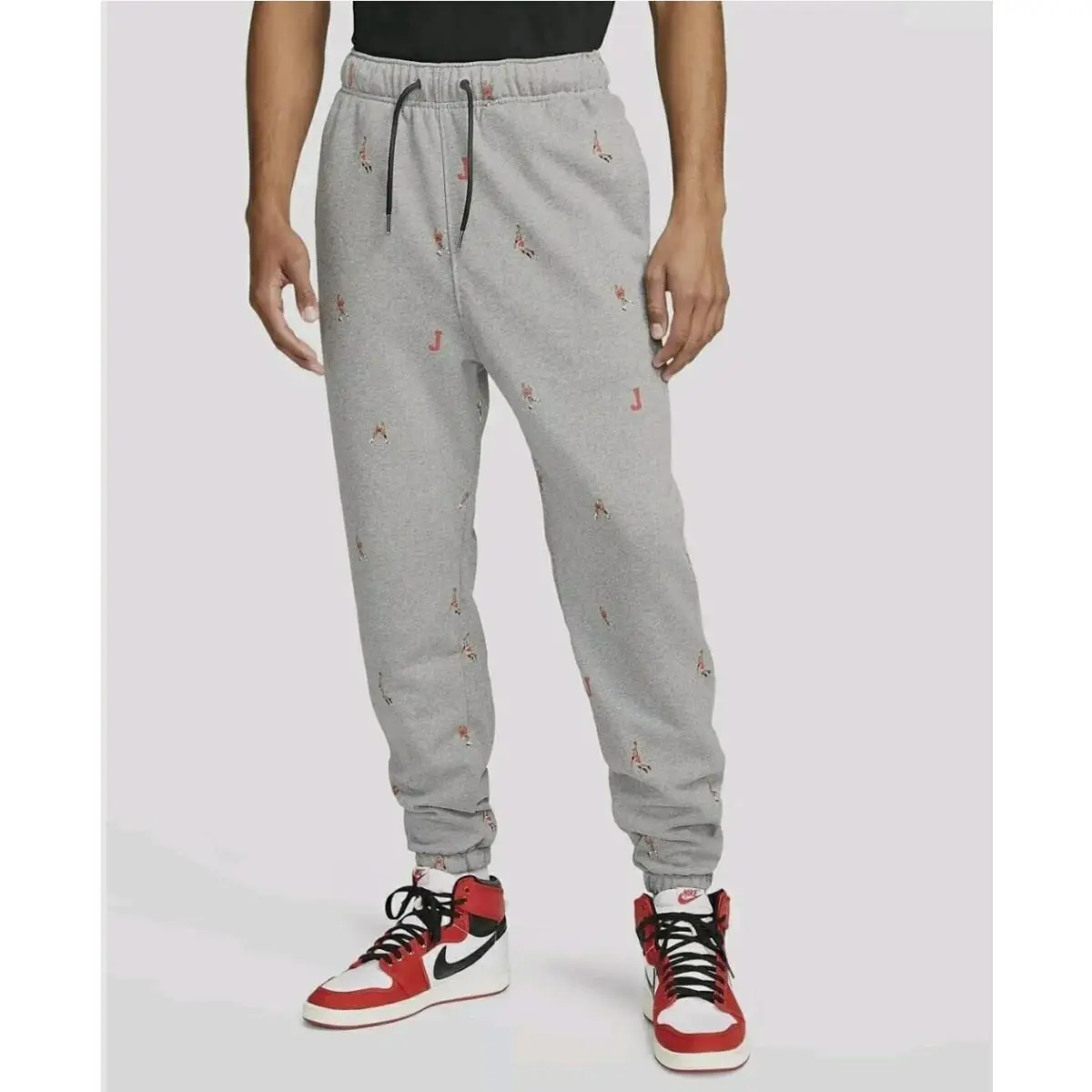 Nike Air Jordan Essential Statement Fleece Jogger Pants Mens XL Holiday Aop