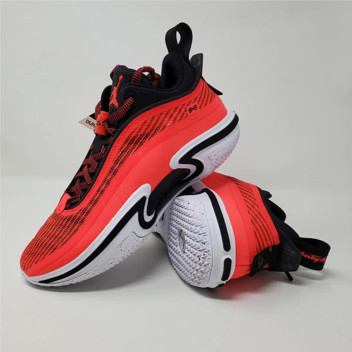 Nike Air Jordan 36 Low PF Infrared Red Black Basketball DH0832-660 Mens Size 9.5
