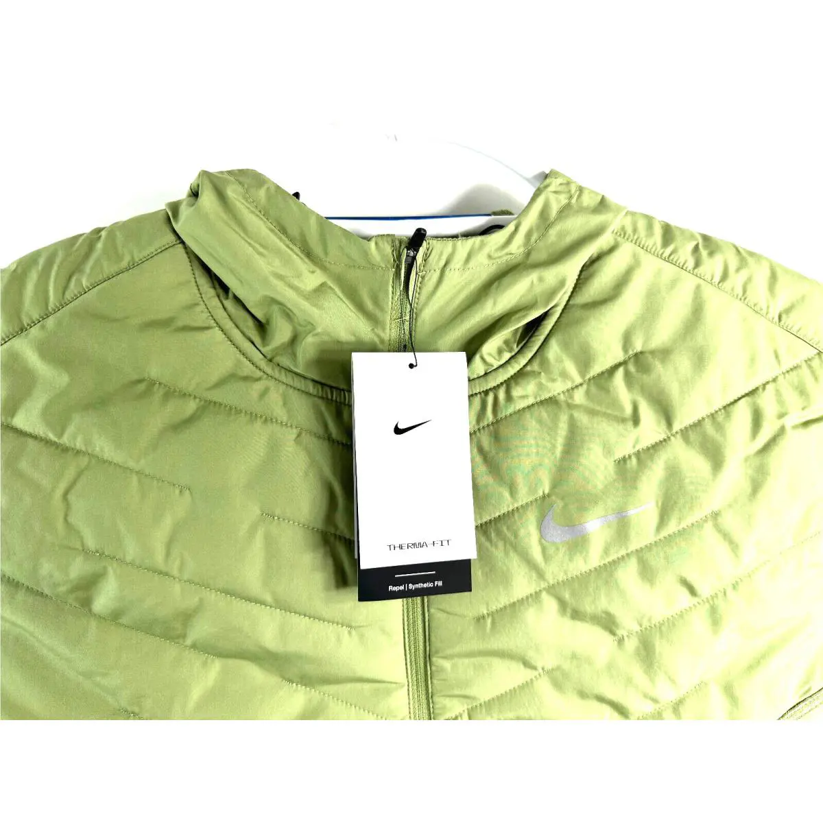 Nike clothing - Nike Therma-FIT Repel Men`s Synthetic-Fill Running Jacket - DD5644334 - Green 2