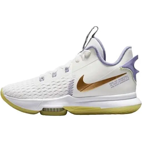 Nike Lebron Witness 5 Summit White Metallic Bronze Size 13 - Summit White Metallic Bronze