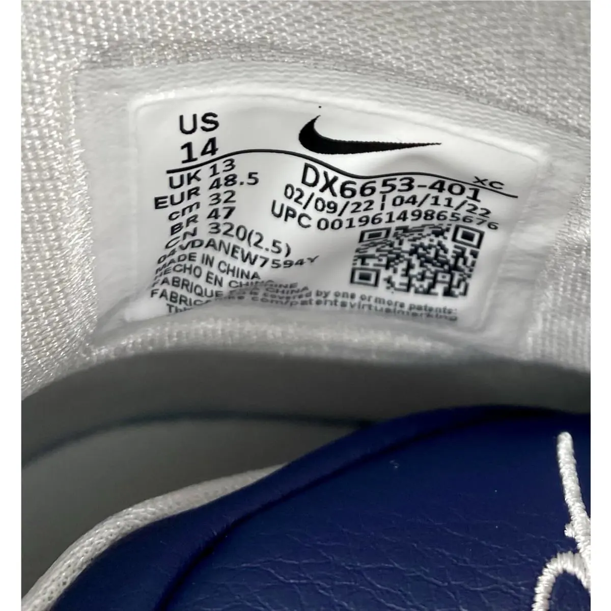 Nike shoes - Nike Kyrie Infinity - Kyrie Infinity - DX6653-401 - Navy / White 9