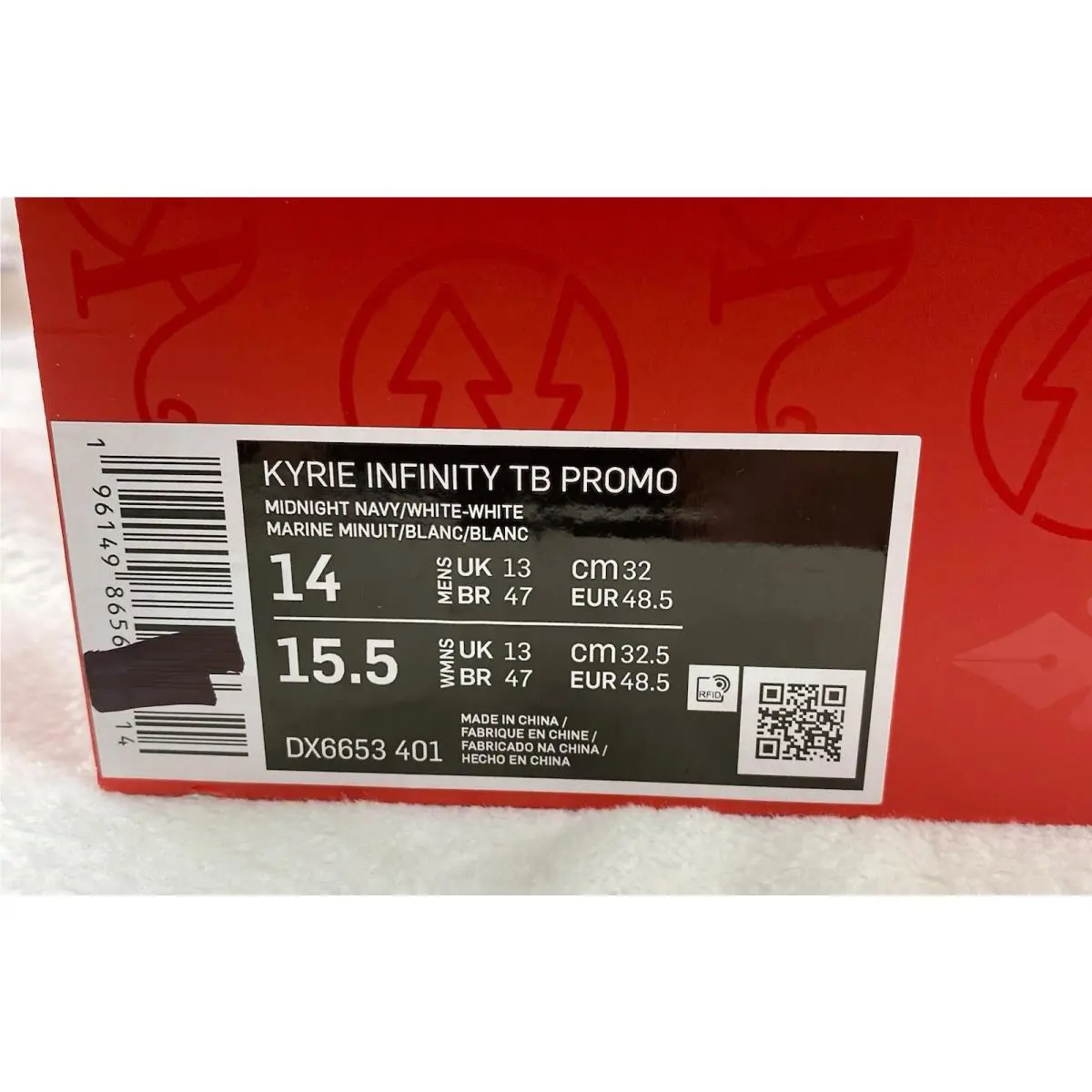 Nike shoes - Nike Kyrie Infinity - Kyrie Infinity - DX6653-401 - Navy / White 10