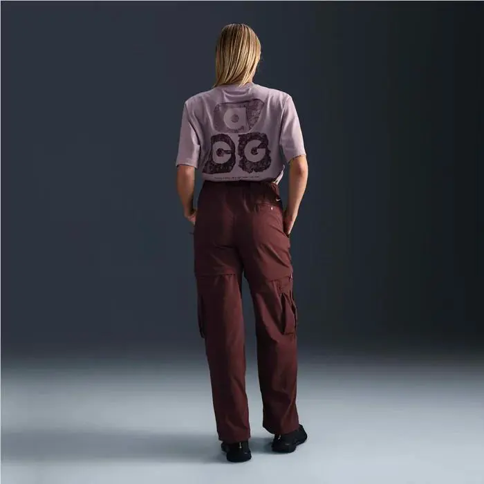 Nike clothing - Nike ACG Smith Summit Zip Off Pants - FB7883-652 - Burgundy, Manufacturer: Burgundy Crush/Summit White/Black/Laser Fuchsia (UPC: 197600724426) 3