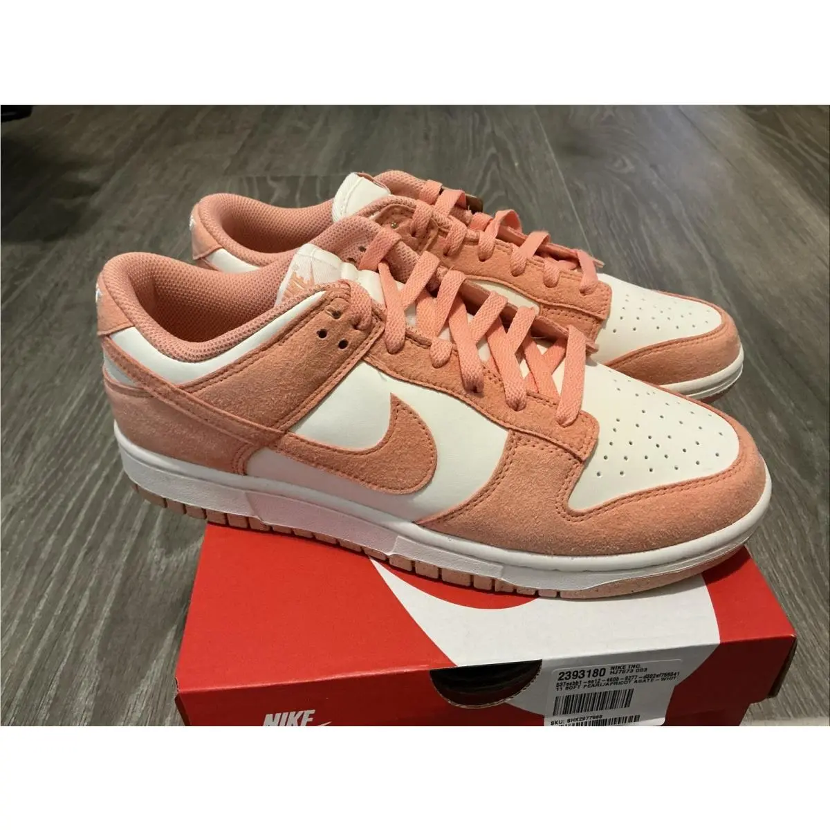 Nike Dunk Low Soft Pearl Apricot Peach HJ7673-003 Women’s Size: 11 Men’s 9.5