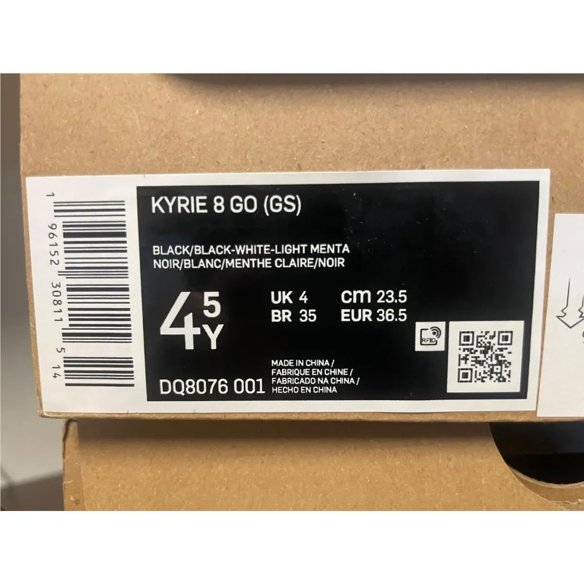 Nike shoes - Nike Kyrie 8 - Kyrie - DQ8076-001 - Black White 6
