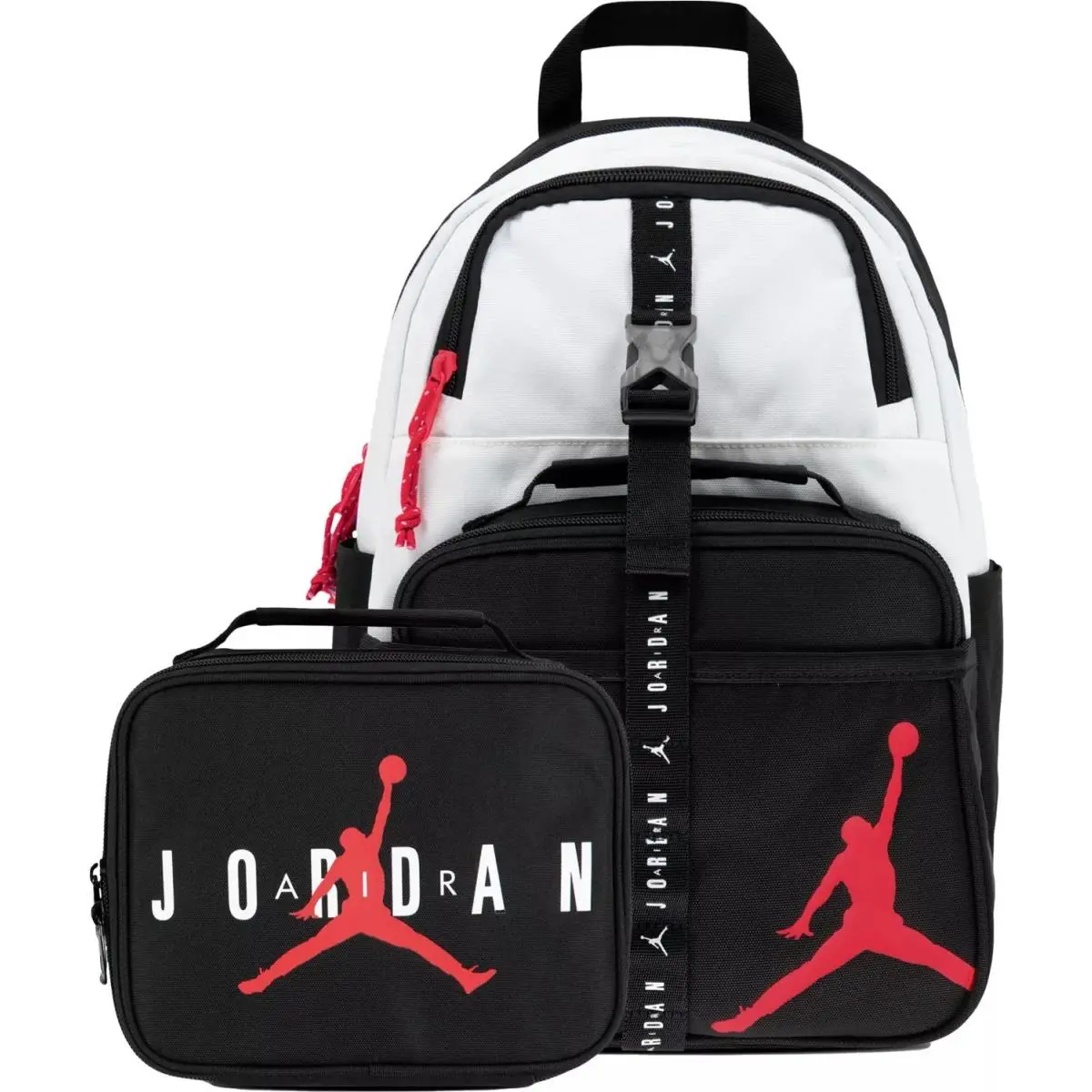 Nike Jordan Kid Backpack 13 Laptop Lunch Box Black School