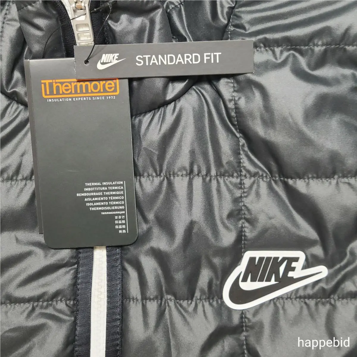 Nike clothing - Nike NSW Syn-Fill Fleece Jacket - CU4422 070 - Black/White (UPC: 194495135351) 1