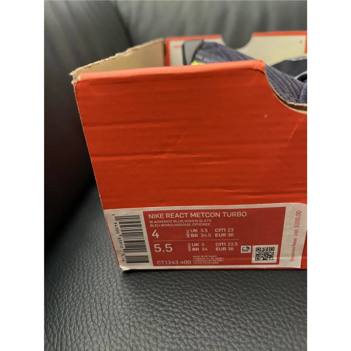 Nike shoes - Nike React Metcon Turbo - React Metcon Turbo - CT1243 400 - Blue 6