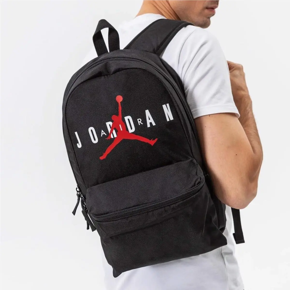 Nike Air Jordan Hbr Backpack Jumpman Laptop School Bag Black White 9A0462 023