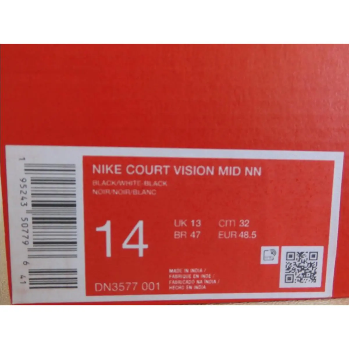 Nike shoes - Nike Court Vision Mid - Court Vision Mid - DN3577002 - Black (UPC: 195243507796) 3