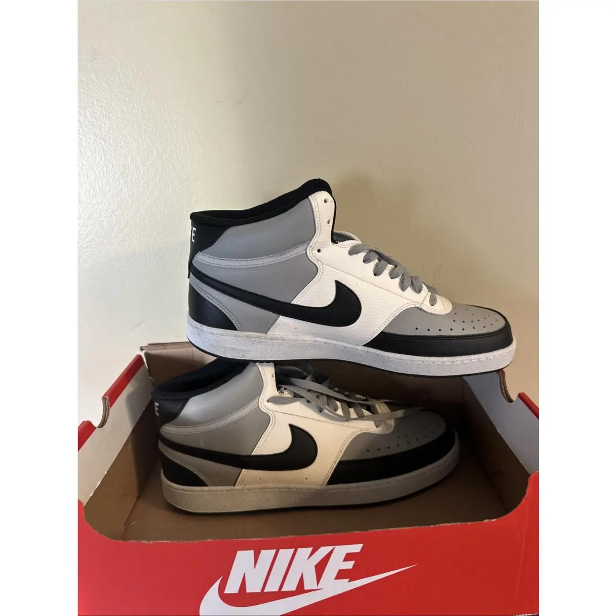 Nike shoes - Nike Court Vision - Court Vision - DN3577-002 - Gray, Manufacturer: Light Smoke Grey/Sail/Black (UPC: 0196149453958) 0