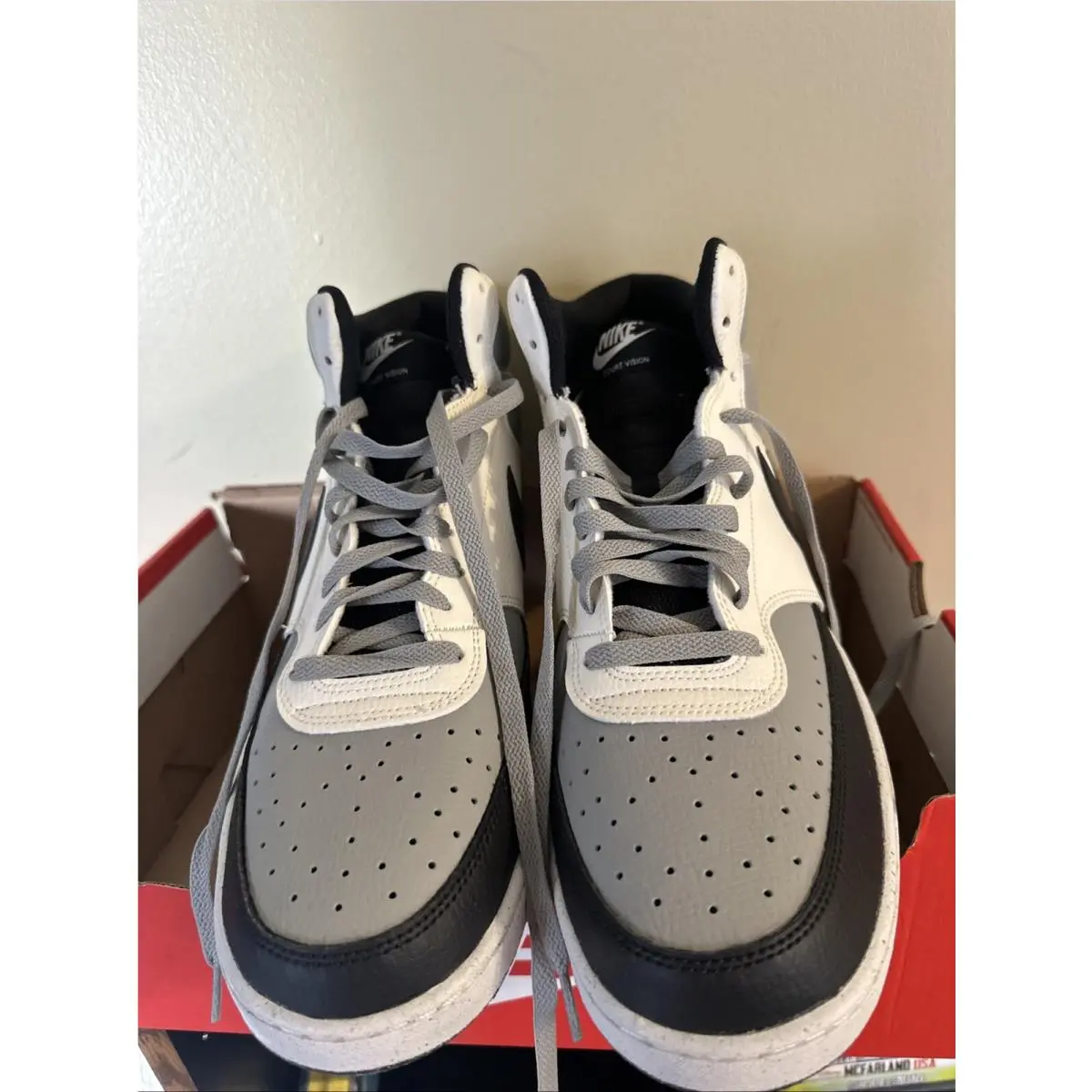 Nike shoes - Nike Court Vision - Court Vision - DN3577-002 - Gray, Manufacturer: Light Smoke Grey/Sail/Black (UPC: 0196149453958) 1