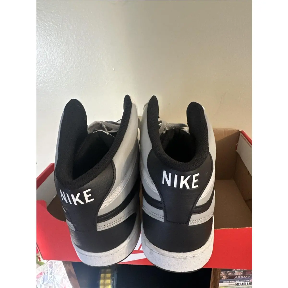 Nike shoes - Nike Court Vision - Court Vision - DN3577-002 - Gray, Manufacturer: Light Smoke Grey/Sail/Black (UPC: 0196149453958) 3