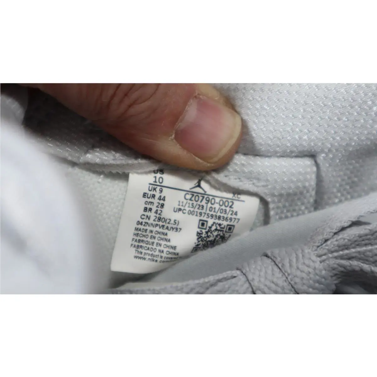Nike shoes - Jordan 1 Low - Low - CZ0790-002 - Silver 11