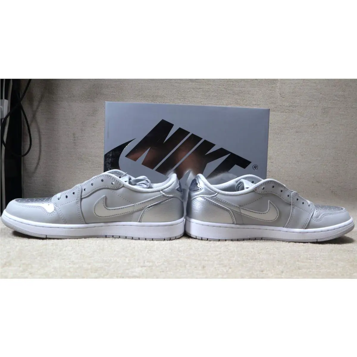Nike shoes - Jordan 1 Low - Low - CZ0790-002 - Silver 1