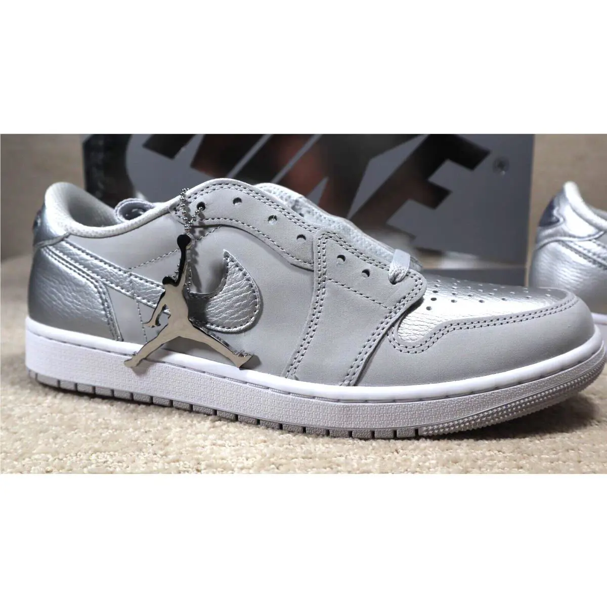 Nike shoes - Jordan 1 Low - Low - CZ0790-002 - Silver 4