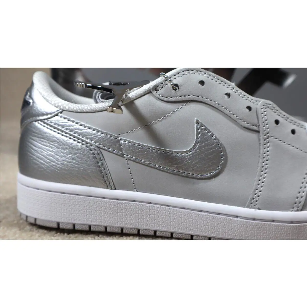 Nike shoes - Jordan 1 Low - Low - CZ0790-002 - Silver 5