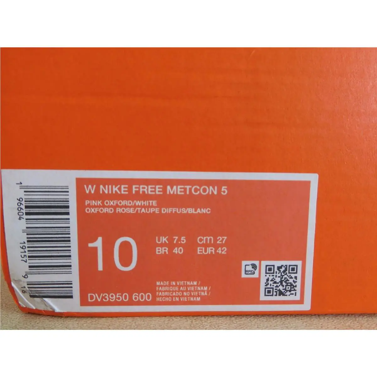 Nike shoes - Nike Free Metcon 5 - Free Metcon - DV3950-600 - Pink (UPC: 196604191579) 3