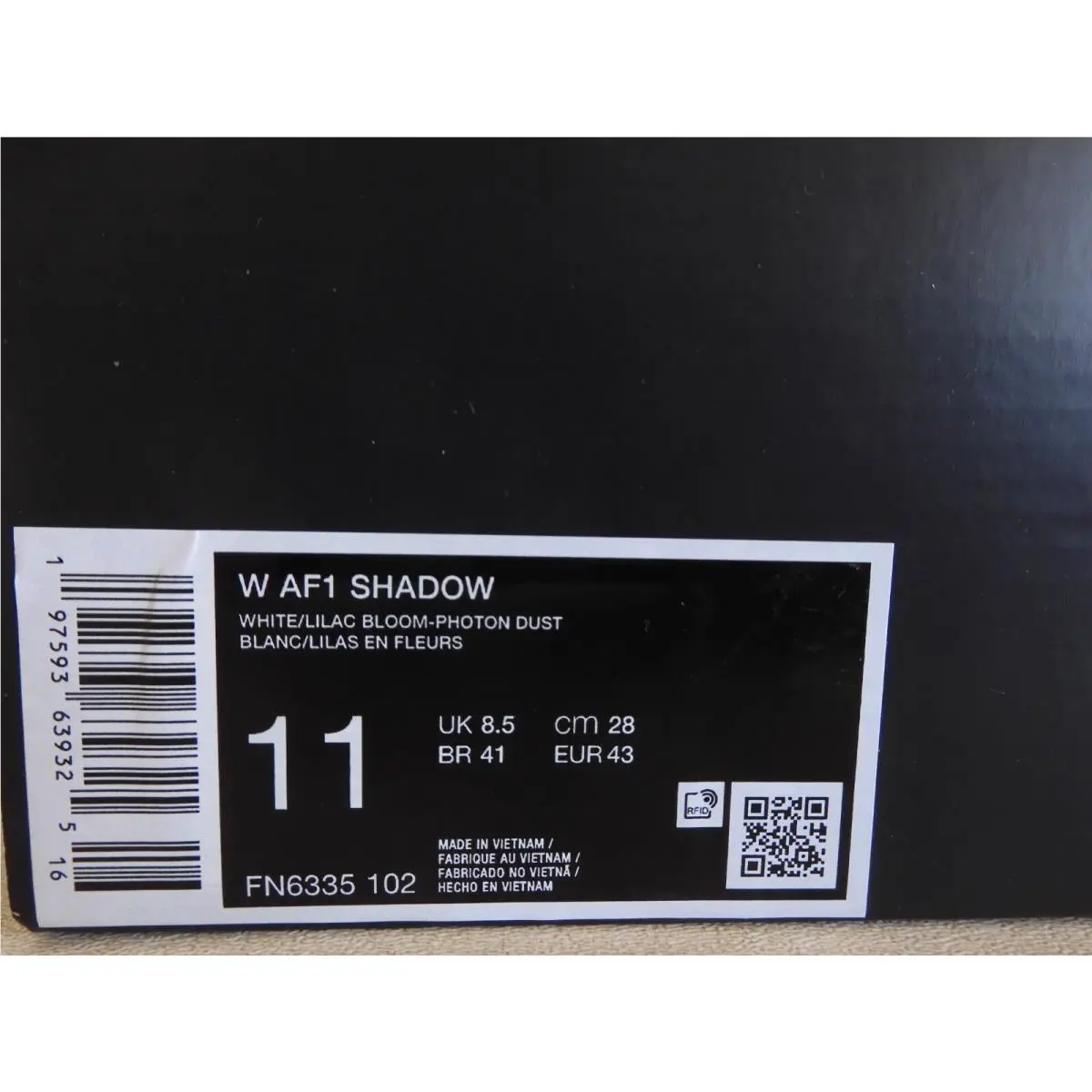 Nike shoes - Nike Air Force 1 Shadow - FN6335-102 - White (UPC: 197593619167) 3