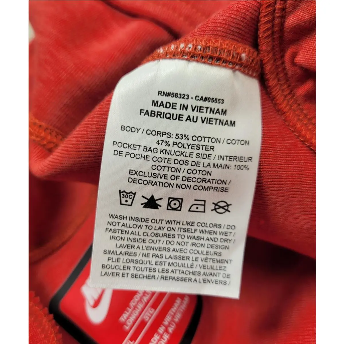 Nike clothing - Nike Tech Fleece - Tech Fleece - FB8002-672 - Red Black 12