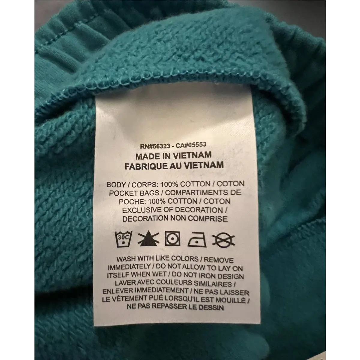 Nike clothing - Nike Air Jordan - Air - DA9812-474 - Teal Blue (UPC: 195243555889) 9