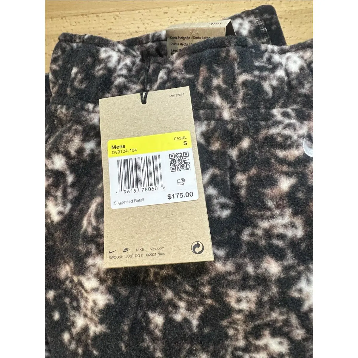 Nike clothing - ACG Therma-Fit Wolf Tree Pants - DV9104-104 - Light Orewood Brown (UPC: 0196153780590) 3
