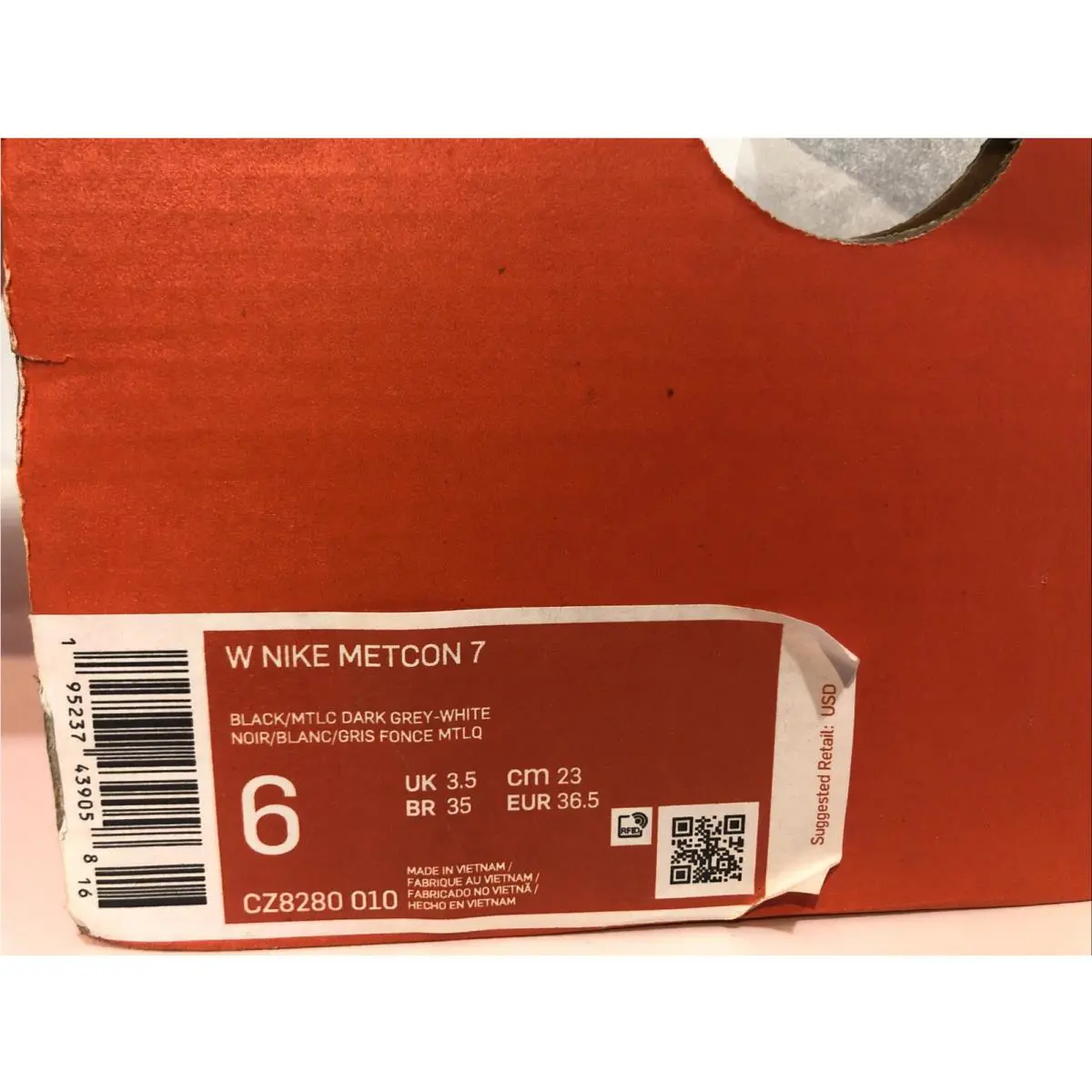 Nike shoes - Nike Metcon 7 - Metcon - CZ8280-010 - Black (UPC: 195237439058) 4