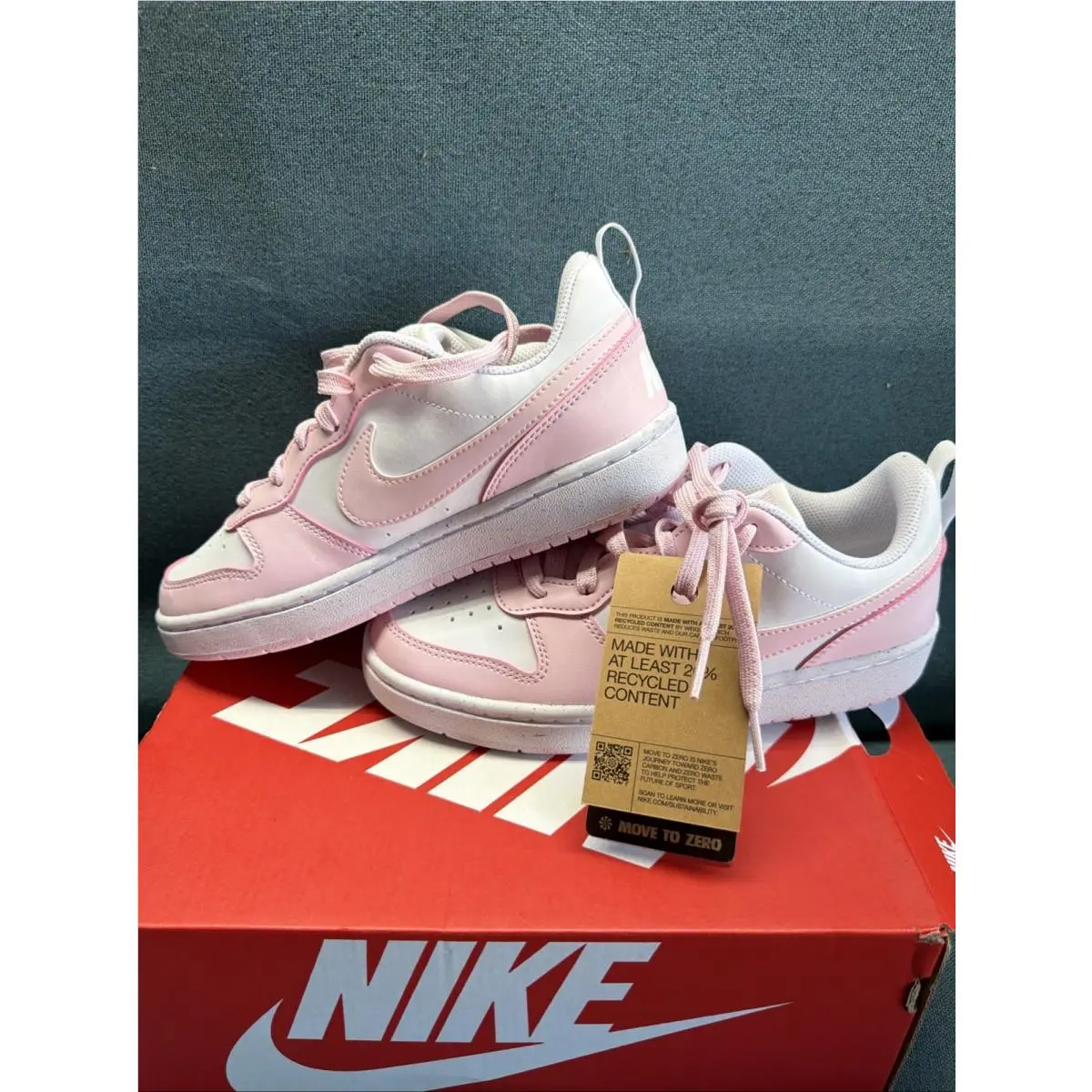 Nike shoes - Nike Court Borough - Court Borough - DV5456-105 - WHITE/PINK FOAM 0