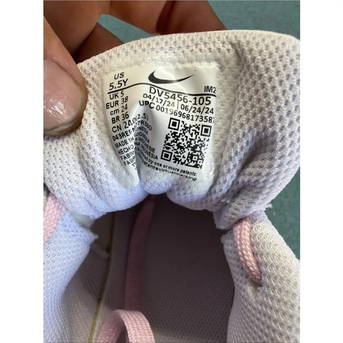 Nike shoes - Nike Court Borough - Court Borough - DV5456-105 - WHITE/PINK FOAM 4