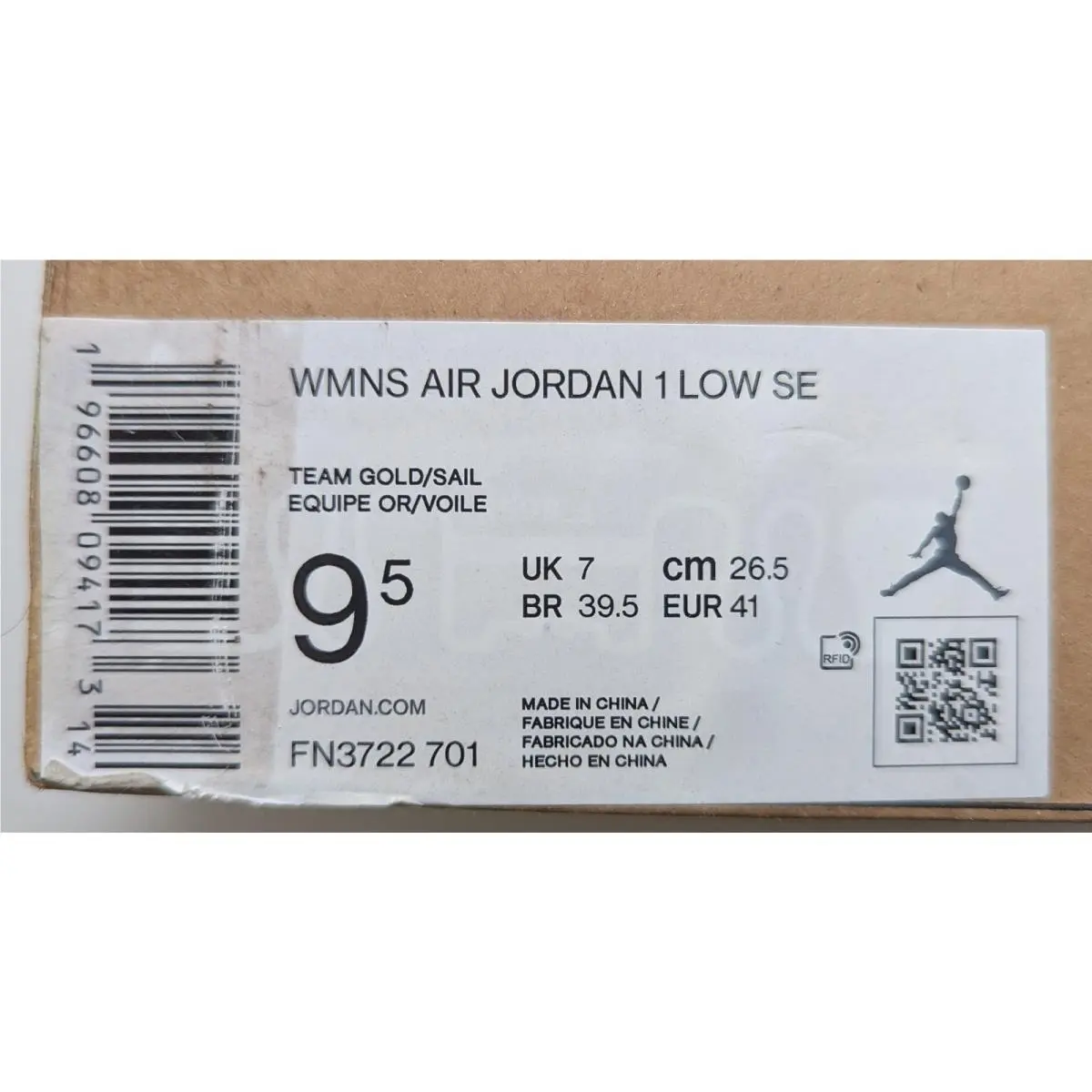 Nike shoes - Nike Air Jordan 1 - Air - FN3722 701 - White 5