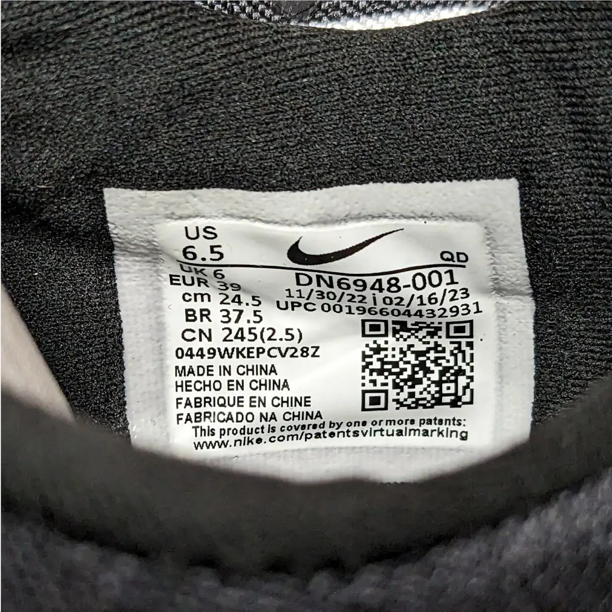 Nike shoes - Nike Air Zoom Maxfly - Air Zoom Maxfly - DN6948-001 - Black, Manufacturer: Black/White-Black (UPC: 196604432931) 4