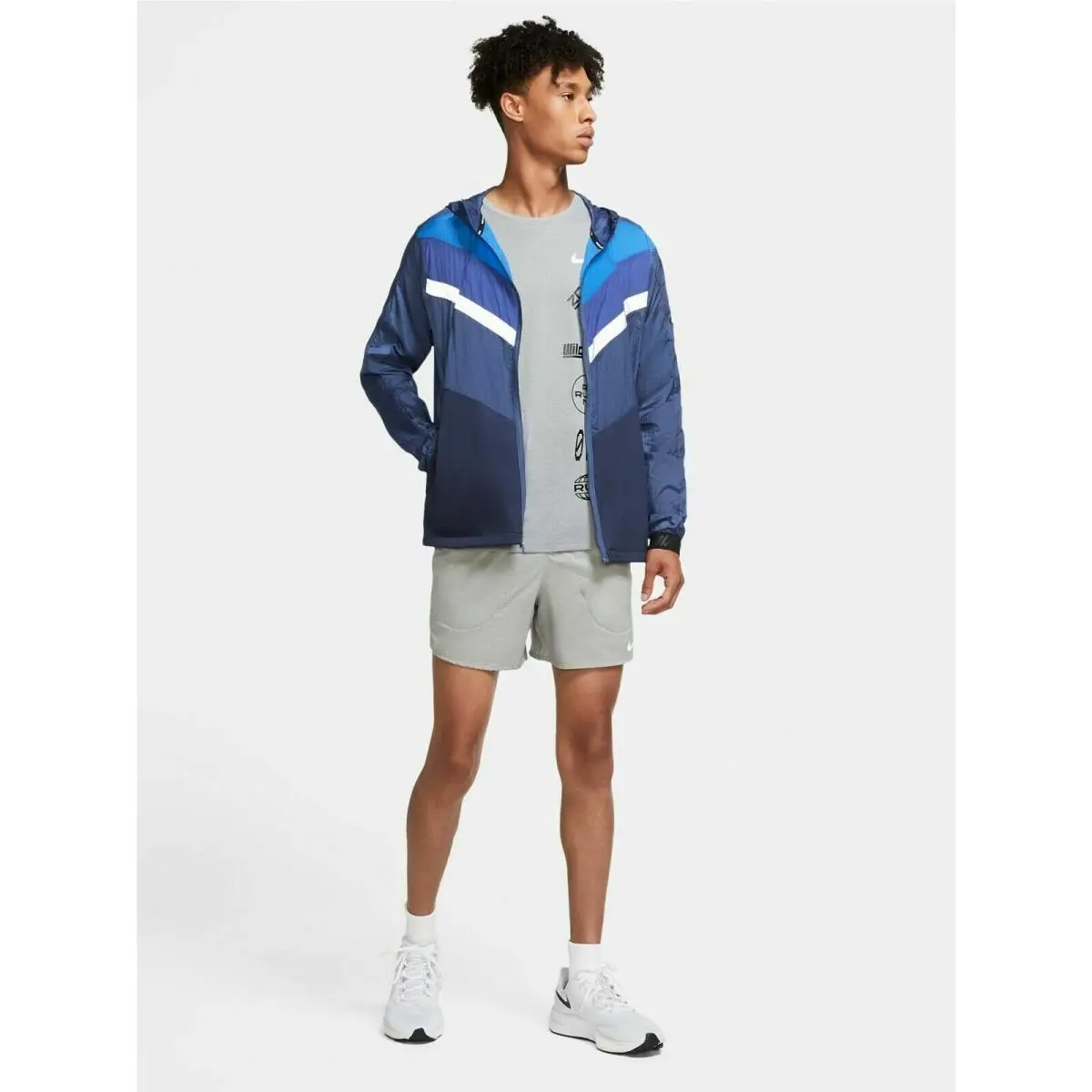 Nike clothing - Windrunner Wild Run - Windrunner Wild Run - CU5738 469 - Mystic Navy & light Photo Blue & Astronomy Blue 8