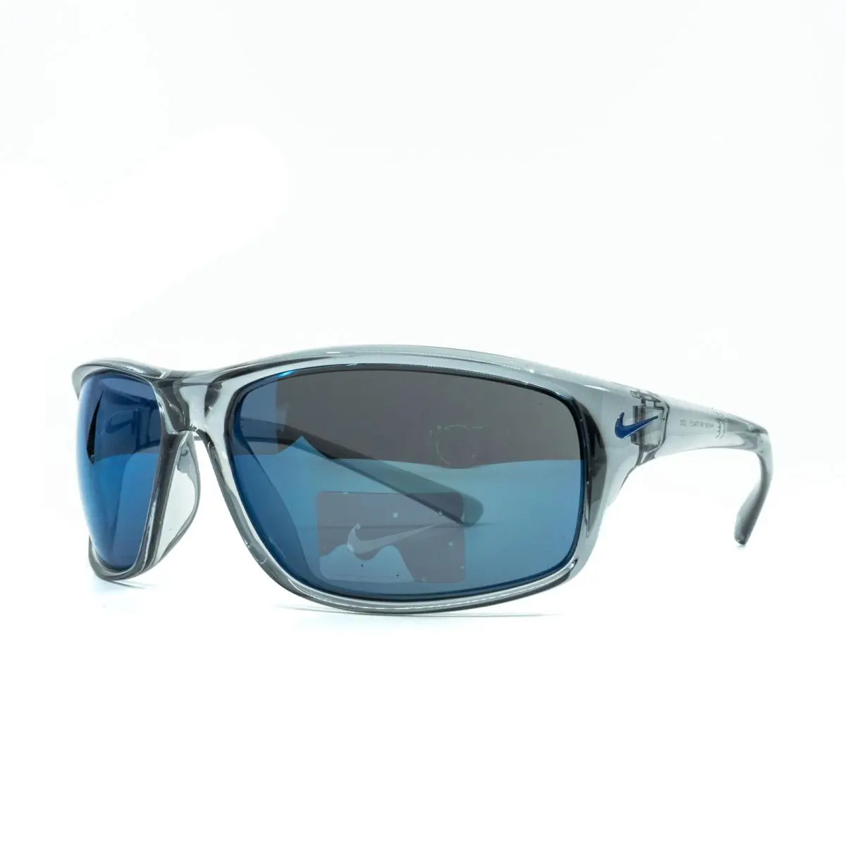 EV1134-014 Mens Nike Adrenaline Sunglasses - Frame: Gray, Lens: Blue