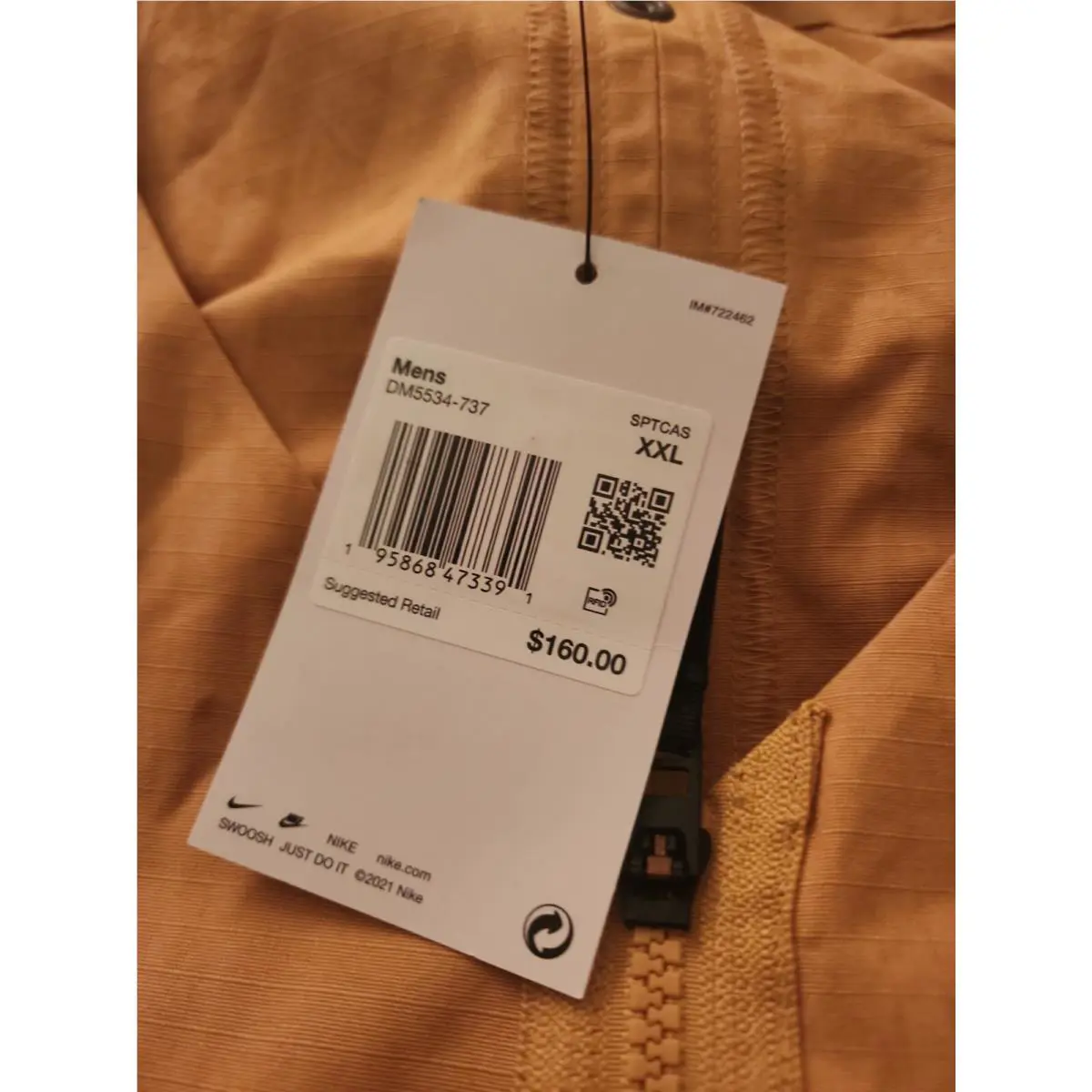 Nike clothing - DM5534-737 - DM5534-737 - Tan (UPC: 195868473391) 0