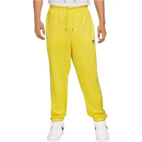 Nike Air Jogger Poly Knit Bottoms Yellow Strike Mens M Running Pants DQ4218 765