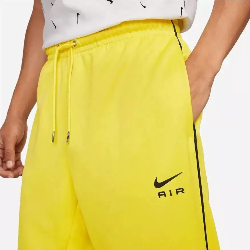 Nike clothing - Nike Sportswear Air Poly-Knit Pants - DQ4218-010 - Yellow (UPC: 196147178778) 2