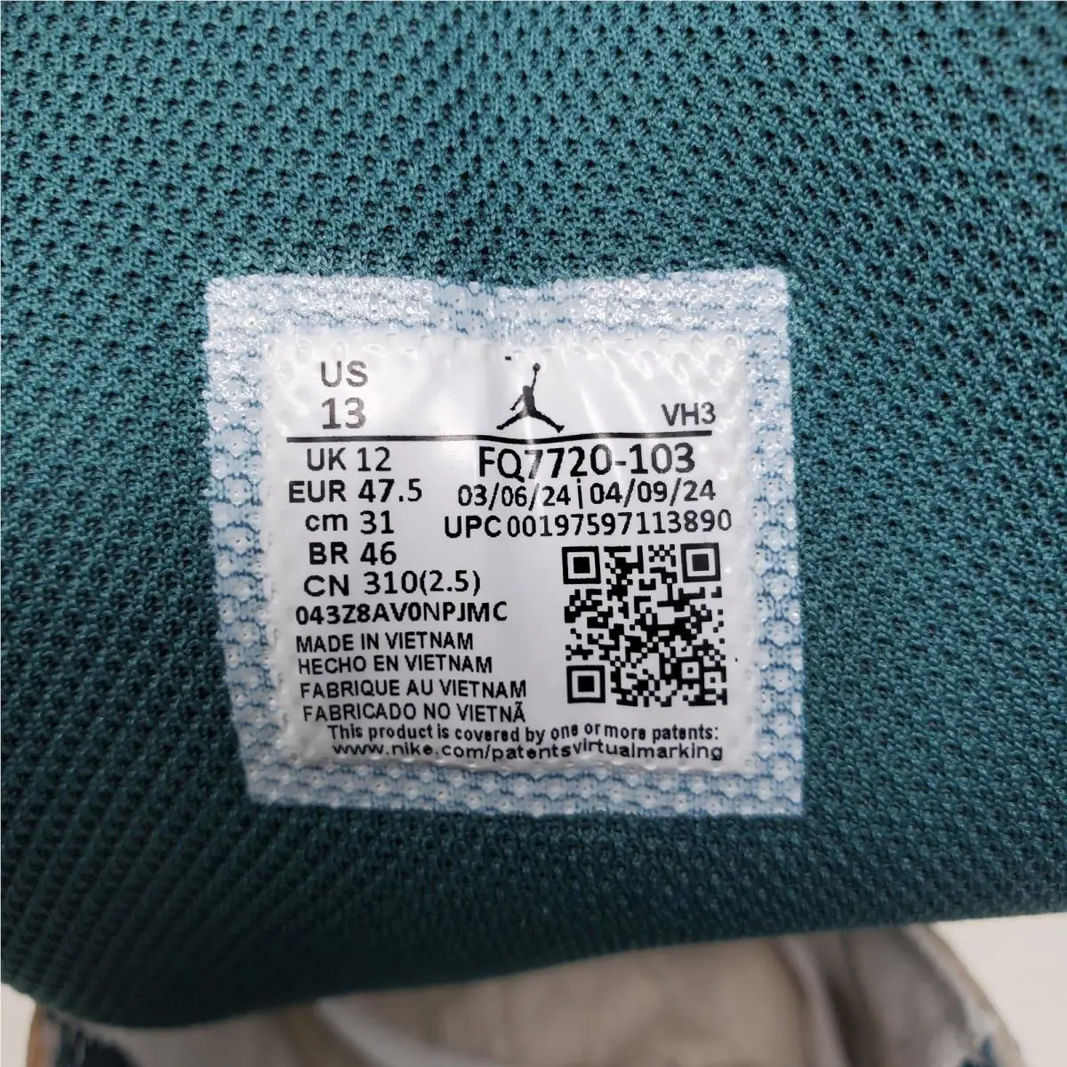 Nike shoes - Air Jordan 1 Mid SE - FQ7720-103 - Green 8