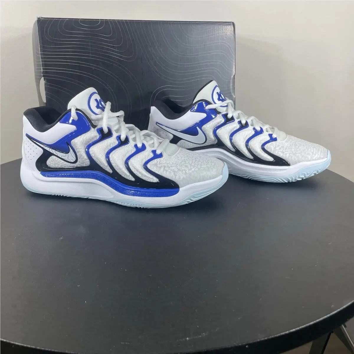Nike KD17 `penny` White Royal Blue FJ9487-100 Men`s Size 11 Shoes