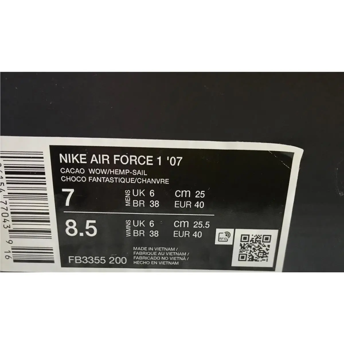 Nike shoes - Nike Air Force 1 - Air Force - FB3355-200 - Cacao Wow/Hemp-Sail 10