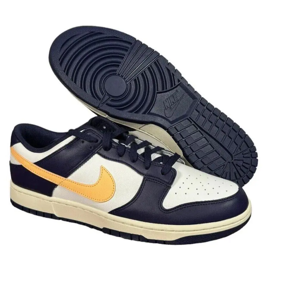 Nike Dunk Low Retro `from Nike to You - Navy` Sail FV8106-181 - Men`s Size 15 - Blue