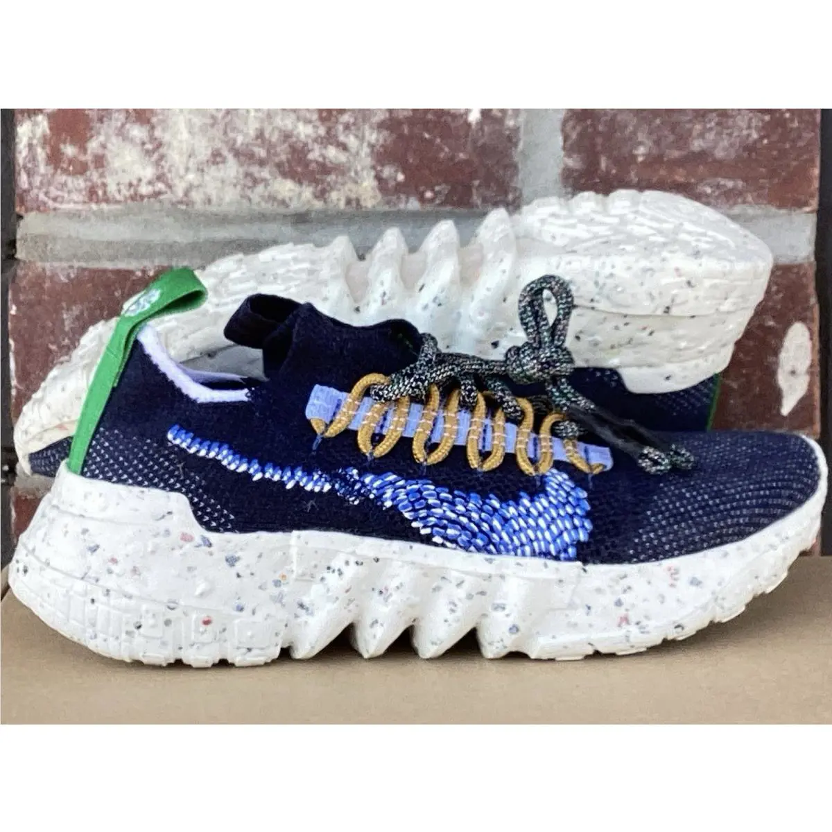 Nike shoes - Nike Space Hippie 01 - Space Hippie - DJ3056-400 - Osbidian/ Signal Blue (UPC: 0194958223182) 0
