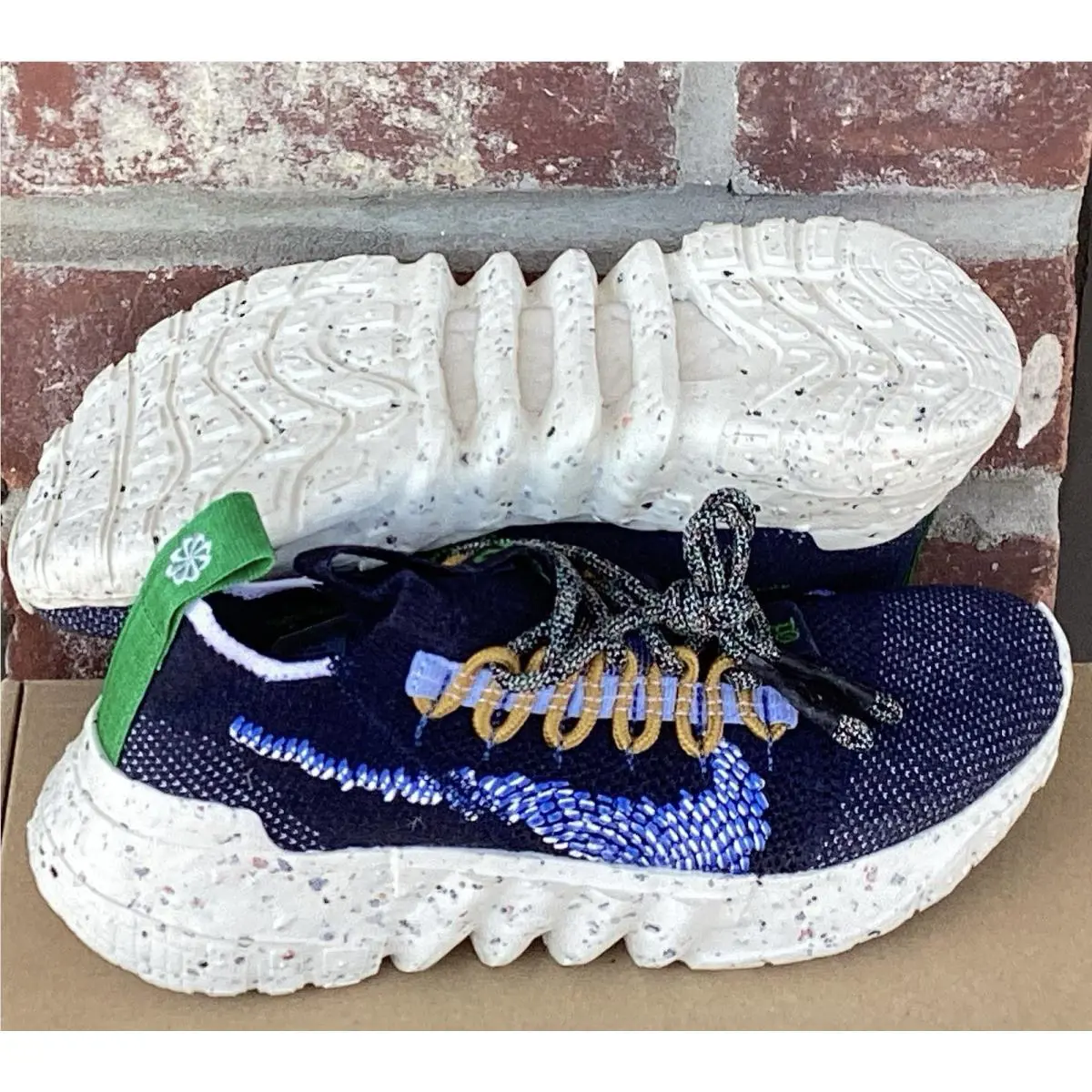 Nike shoes - Nike Space Hippie 01 - Space Hippie - DJ3056-400 - Osbidian/ Signal Blue (UPC: 0194958223182) 6