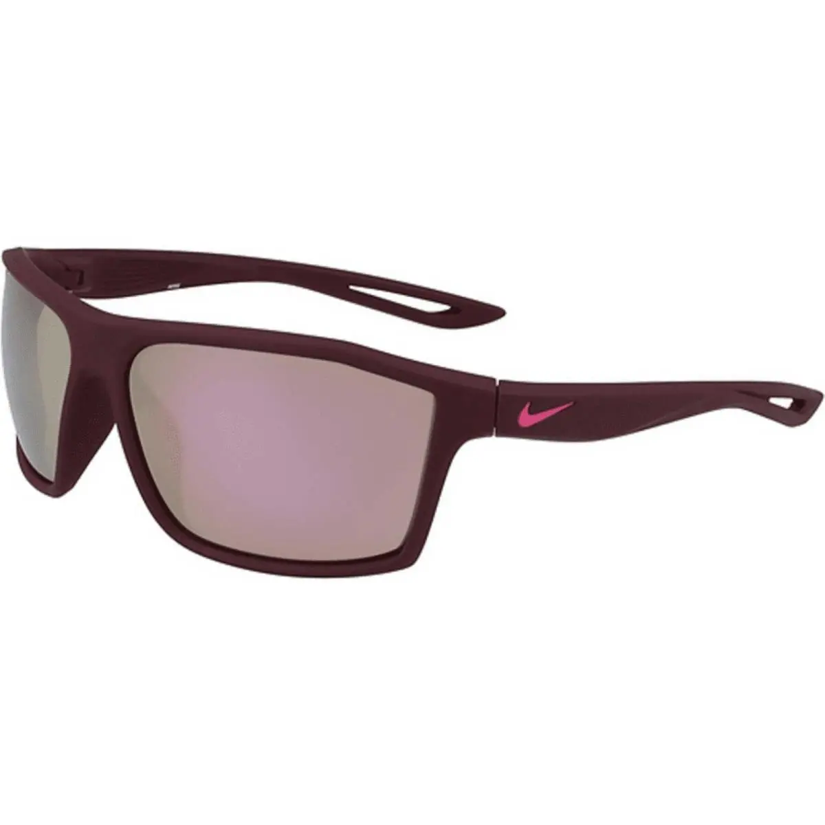 Men`s Sunglasses Matte Bordeaux Plastic Full Rim Square Frame Legend S 650 by Nike