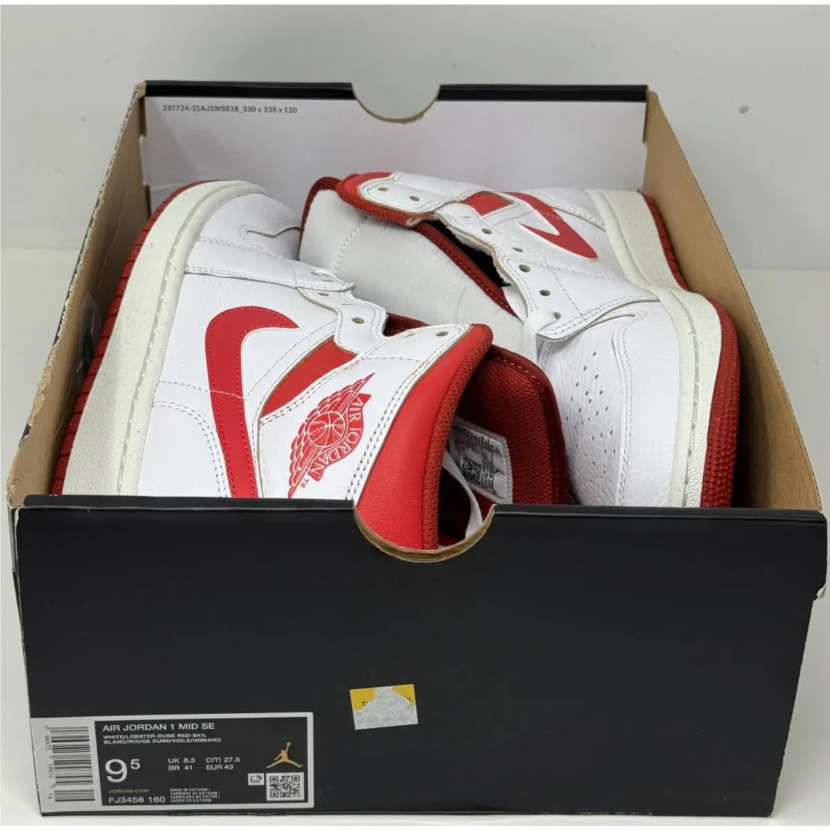 Nike shoes - Nike Air Jordan 1 - Air - FJ3458-160 - White (UPC: 196975599745) 3