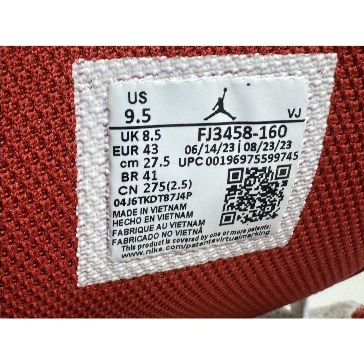 Nike shoes - Nike Air Jordan 1 - Air - FJ3458-160 - White (UPC: 196975599745) 5