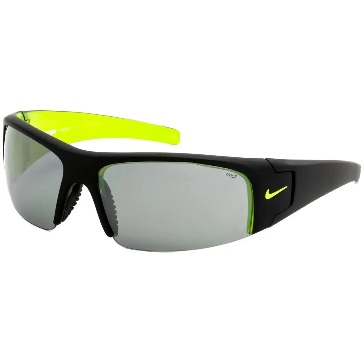 Unisex Sunglasses Matte Black and Volt Acetate Frame EV0325 Diverge 007 by Nike