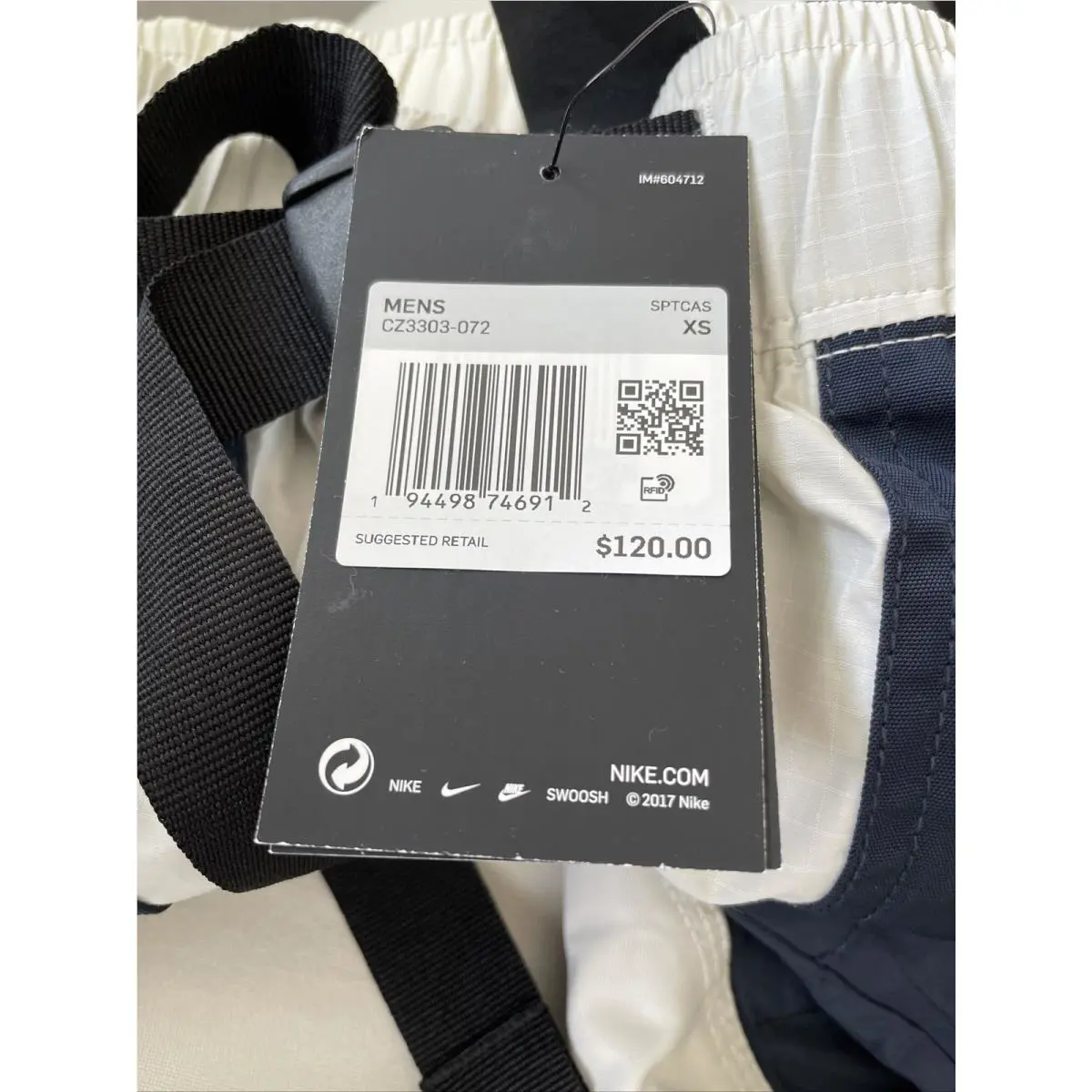 Nike clothing - CZ3303072 - CZ3303072 - LIGHT BONE, OBSIDIAN, BLACK (UPC: 194498747001) 5