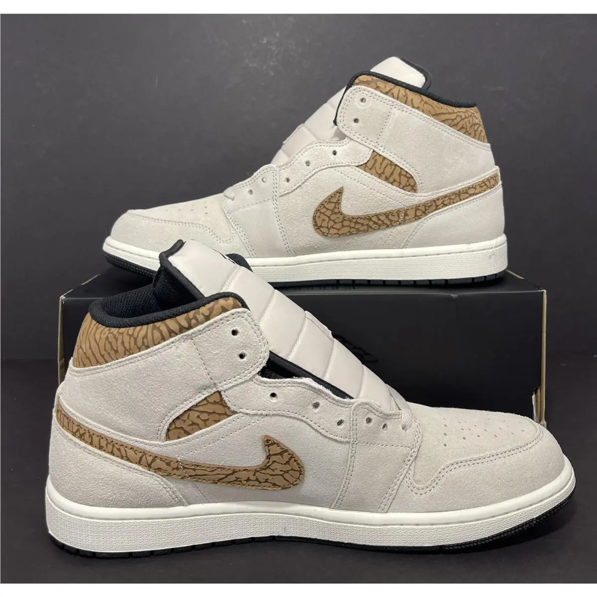 Nike shoes - Nike Air Jordan 1 - Air - DZ4129-102 - LT Orewood BRN/Metallic Gold (UPC: 196608298847) 0