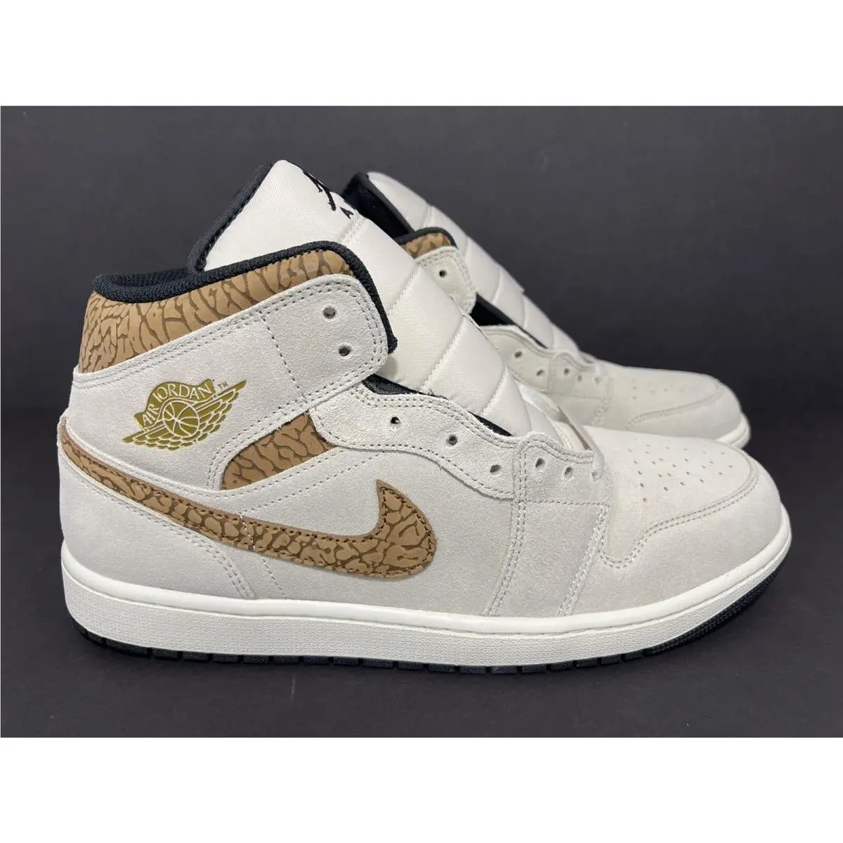 Nike shoes - Nike Air Jordan 1 - Air - DZ4129-102 - LT Orewood BRN/Metallic Gold (UPC: 196608298847) 1